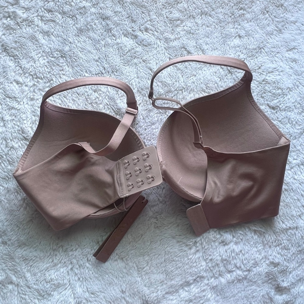 Skims Ultimate Push Up Plunge Bra Clay BR-UWR-1881 Women's Size 32DD NEW - Picture 7 of 12